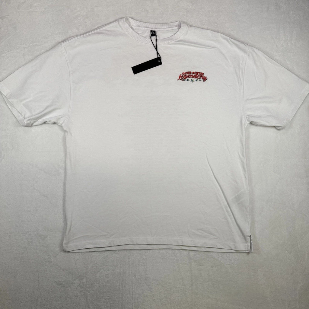 ONER Active Legendary Tour Graphic T-Shirt Men's Size Medium White Oversized