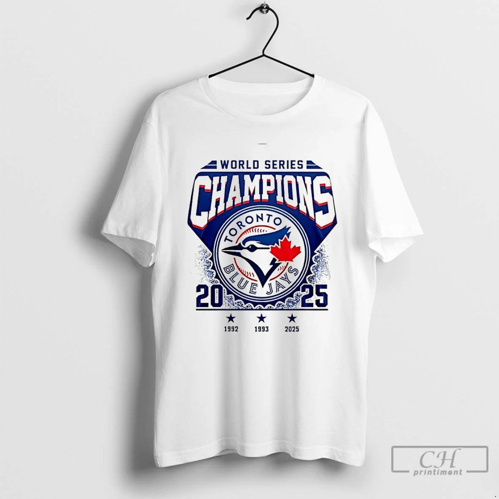 Classic Toronto Blue Jays 2025 World Series Champions 3 Time 92 93 25 T Shirts