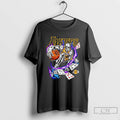 Classic Warren Lotas X Los Angeles Lakers Collab Skeleton Logo T Shirts