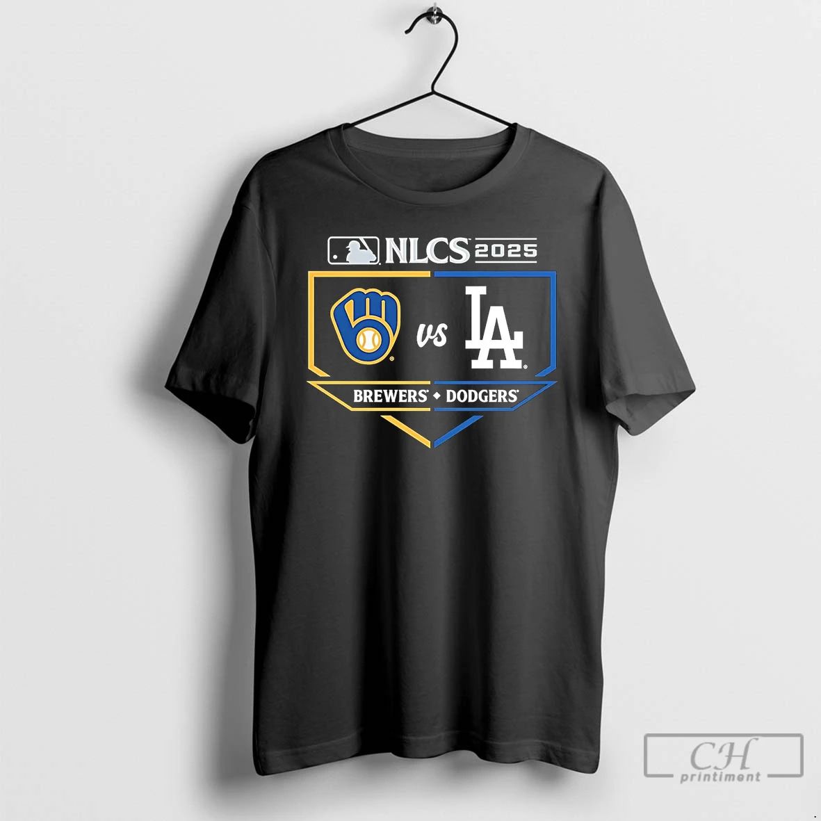 Classic Milwaukee Brewers Vs Los Angeles Dodgers 2025 Nlcs Matchup T Shirts