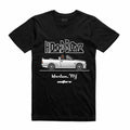Streetwear on Demand Culture Plaid Full Hood Boyz Black T-Shirt