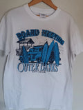 Vintage Board Meeting Outer Banks NC Surf Tshirt White Size Small
