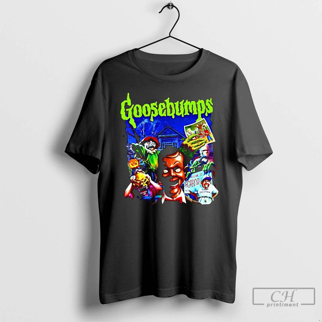 Classic Goosebumps Night Of The Living Dummy R L Stine T Shirts