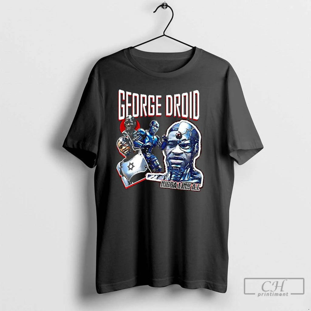 Classic George Floyd X George Droid Migga Link Ai T Shirts