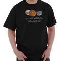 Life IS Crap Funny Sarcastic Out Of Meds Womens or Mens Crewneck T Shirt Tee