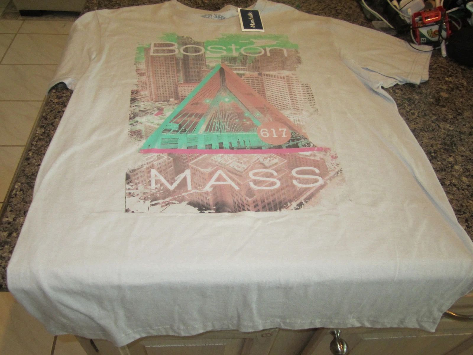 Boston Bowery T-Shirt - Tan - Large