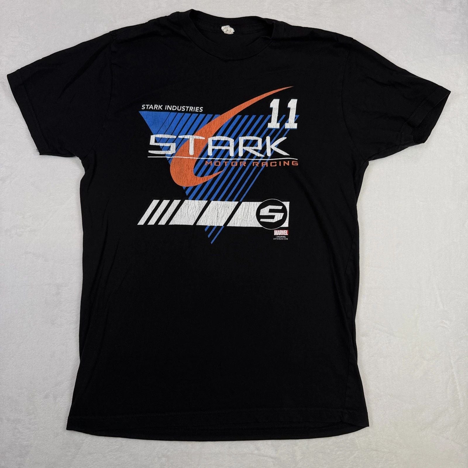Stark Industries Men's Graphic T-Shirt Size S Black Short Sleeve Motor Racing