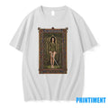 The Swordswoman Medieval Warrior Lady Holding Sword In Enchanted Forest Tshirts Sweater