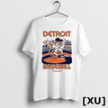 Detroit Tigers Eat Em Up Baseball Mascot Vintage Tshirts Sweater