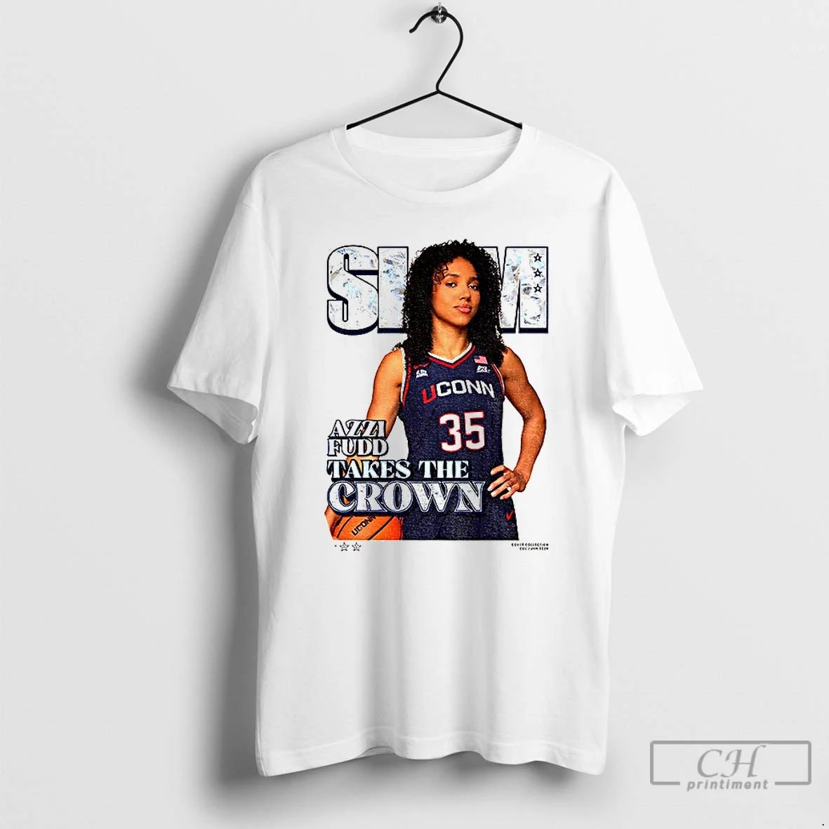 Classic Slam Azzi Fudd Takes The Crown Uconn Huskies Big East Conference Wnba T Shirts