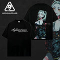 Rebecca � Cyberpunk- Edgerunners Anime Retro Dark Anime Streetwear T-Shirt