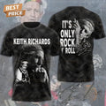 Keith Richards Its Only Rock And Roll 3D T Shirt