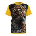 Leopard Edition Trendy Animal Print Shirt I Love Hunza |  | Gold Color