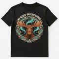 Funny Moose Humor Kindness Motivation Artwork Unisex T-Shirt