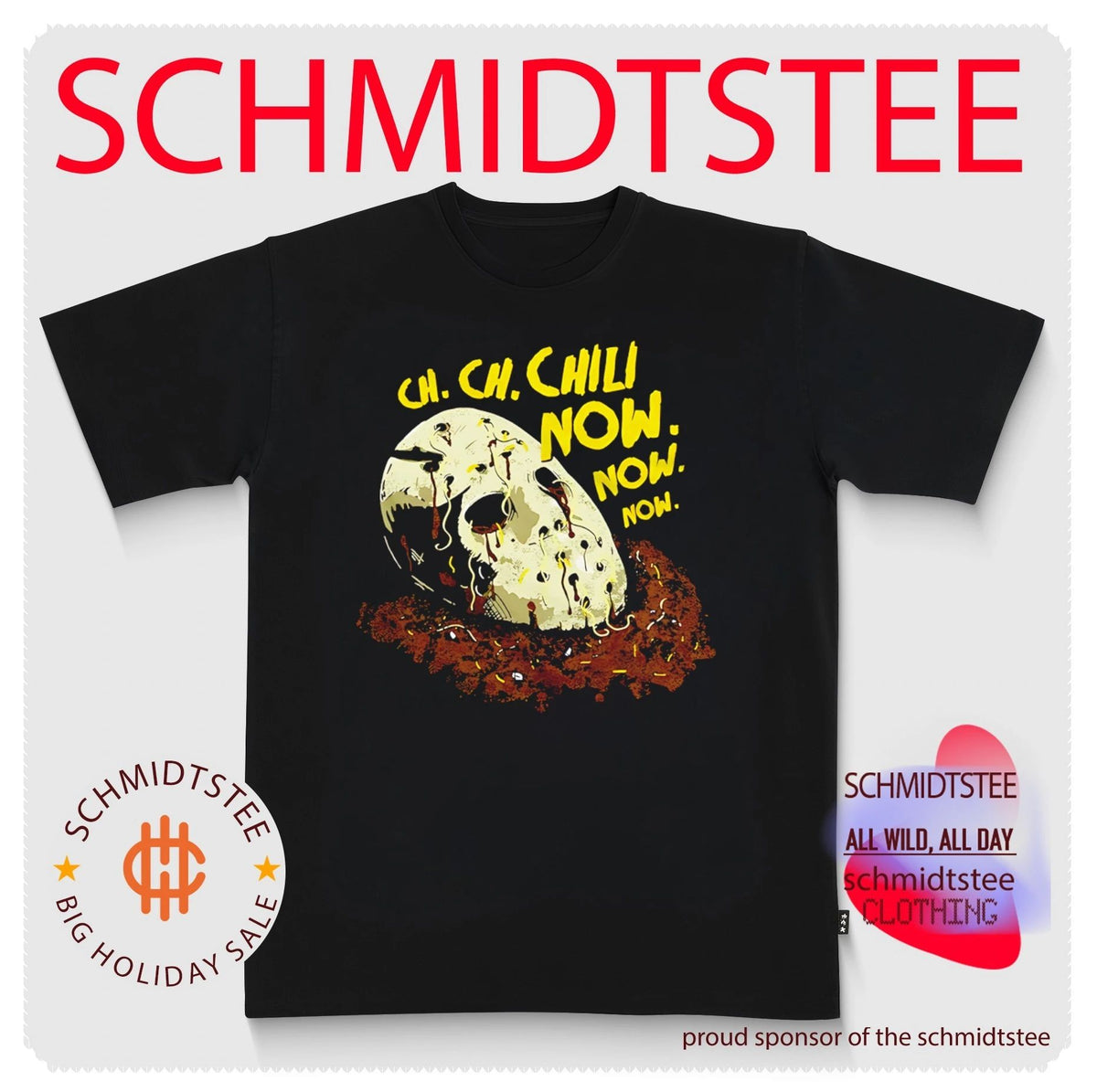 Ch Ch Chili Now Now Now Friday the 13th Cincinnati Halloween shirt