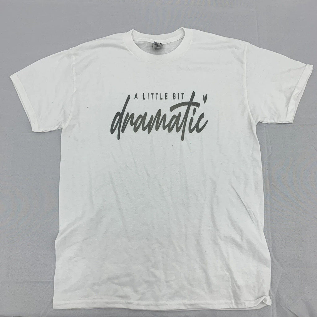 Custom Graphic Short Sleeve Shirt White Adult Size Medium