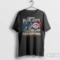 Classic Toronto Blue Jays 3 Times World Series Champions 1992 1993 2025 Mlb T Shirts