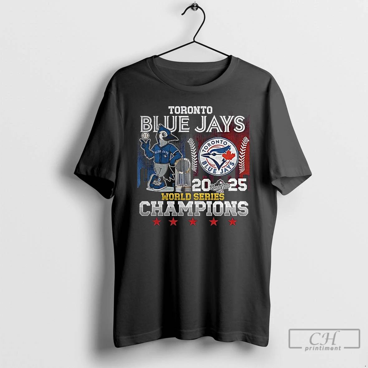 Classic Toronto Blue Jays 3 Times World Series Champions 1992 1993 2025 Mlb T Shirts