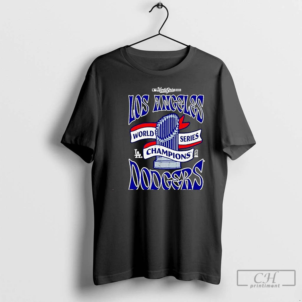 Classic 2025 World Series Champions Los Angeles Dodgers Vintage Christmas T Shirts
