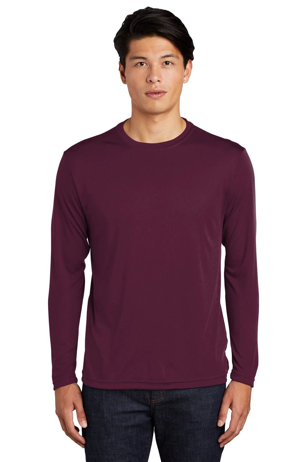 Sport-Tek Men's Long Sleeve Performance Moisture Wicking T-Shirt M-ST350LS