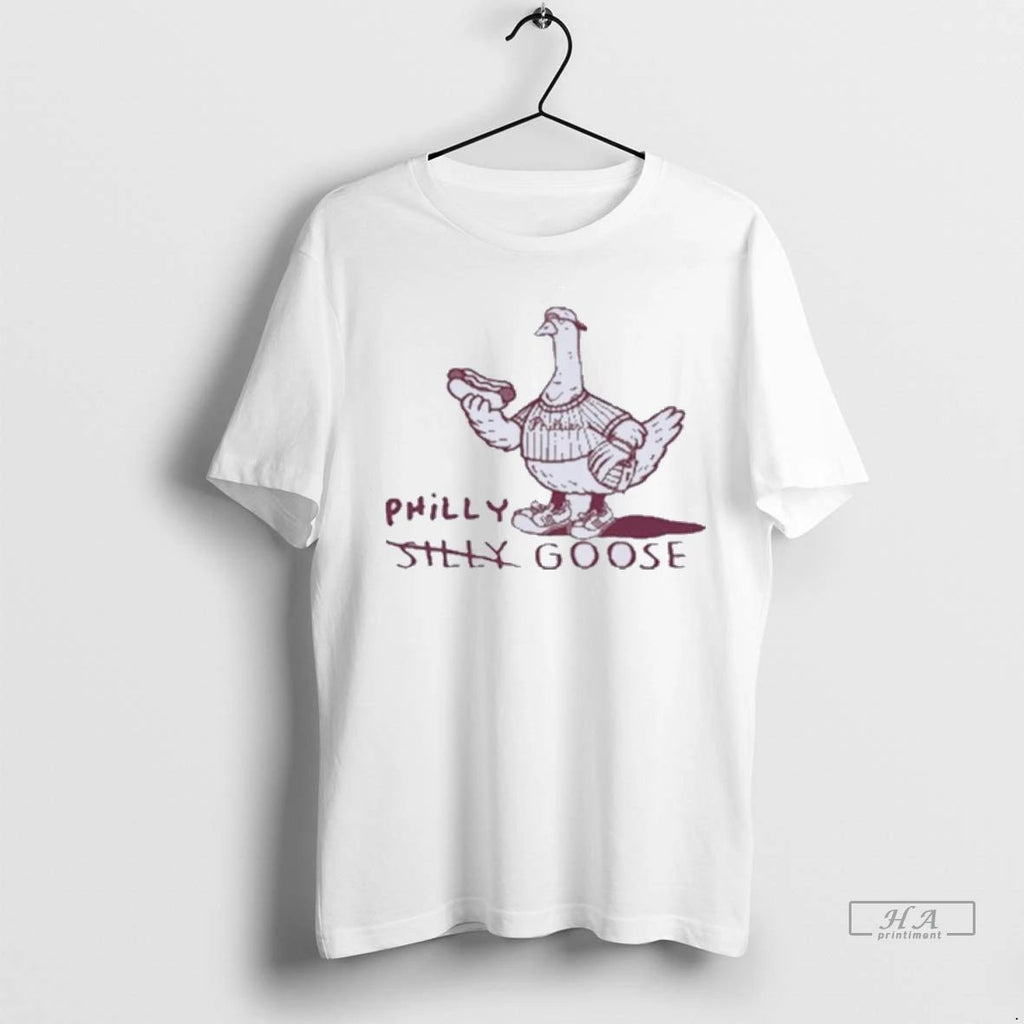 Trendy Officials Phillies Goose Powder Shirt Sweater