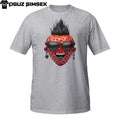 Unisex Short-Sleeve T-Shirt: Unique Strawberry with Mohawk, Sunglasses, Earrings