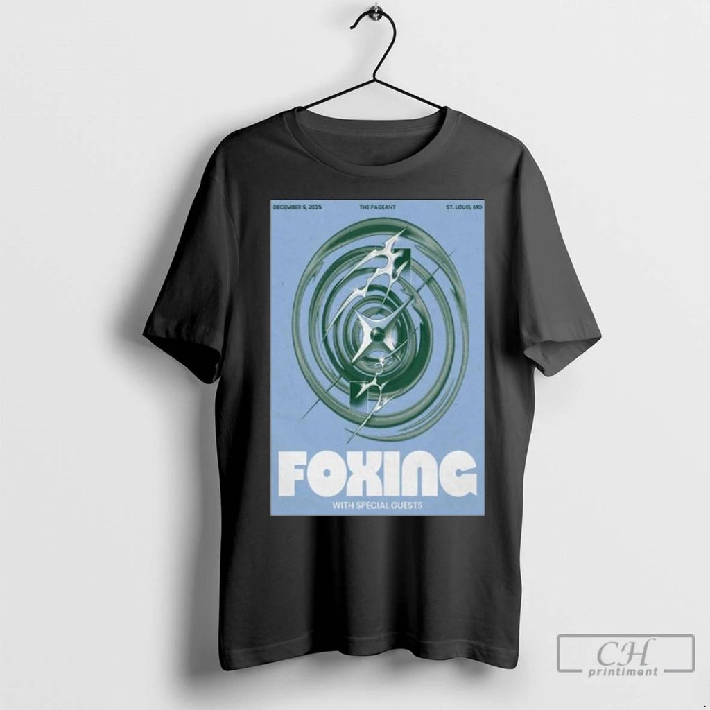 Premium Foxing December 6 2025 The Pageant Delmar Hall St Louis Concert Long Sleve