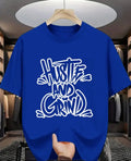 Men's Novelty T Shirt Street Wear Urban Fashion Trend New Blue XL Short Sleeve