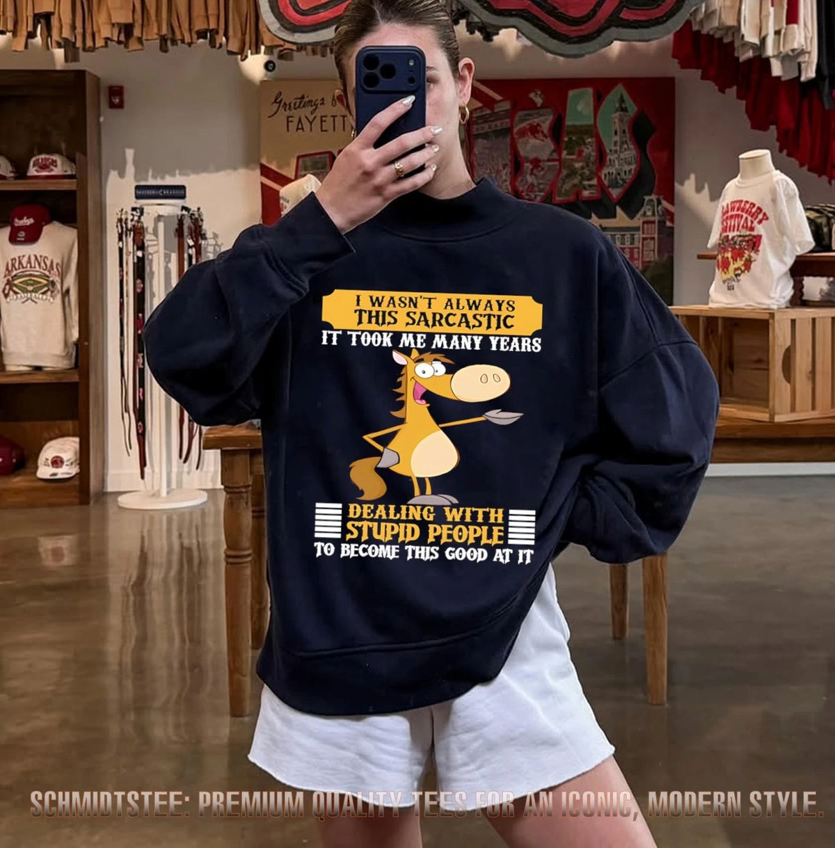 I wasn’t always this sarcastic it took me many years dealing with stupid people to become this good at it shirt