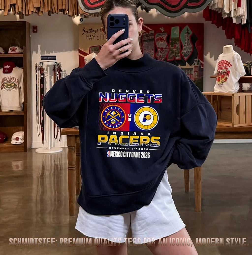 Denver Nuggets vs. Indiana Pacers 2026 NBA Global Games Mexico City shirt