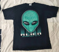Vintage 2001 Gilda active Wear Fashion Victim Alien Tshirt XL