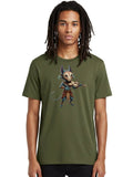 Tiefling-Fiddler Mens Graphic Tee, 100% Cotton, Casual Summer Wear