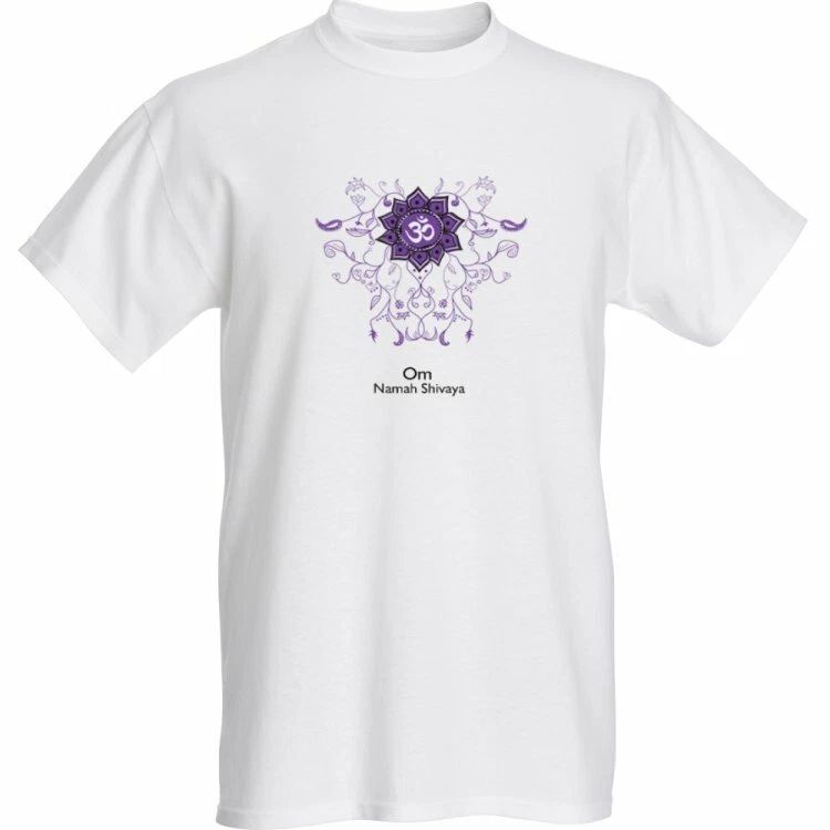 PURE COTTON YOGA UNI SEX TSHIRT, OM SYMBOL, 92 cm,36", SMALL SIZE, NEW,AUSTRALIA