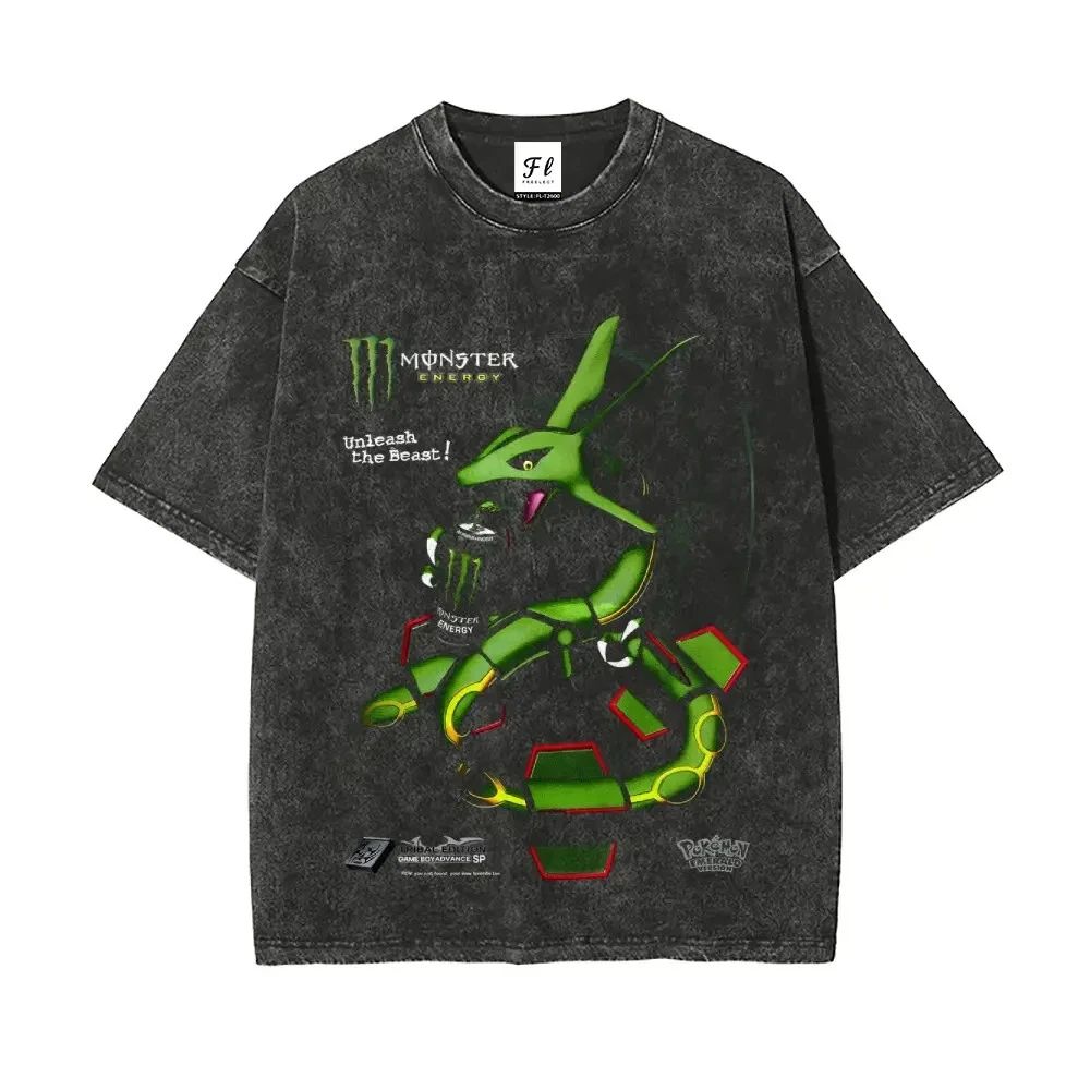 Vintage Anime Energy Drink Style Tee Claw Mark Graphic T-Shirt Unisex