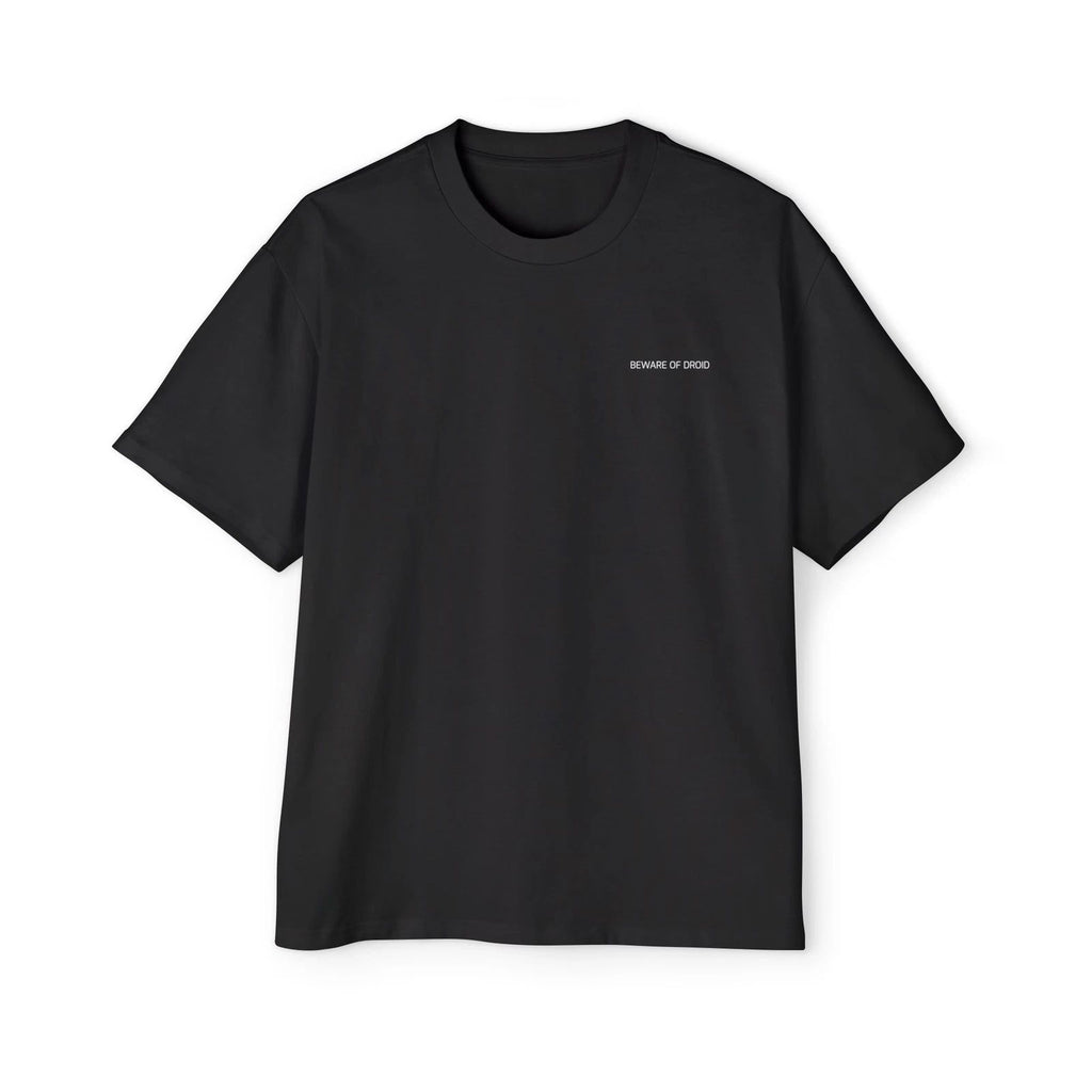 Beware of Droid, Space Graphic T-Shirt, Sci-Fi Lover Gift, Oversized Shirt,