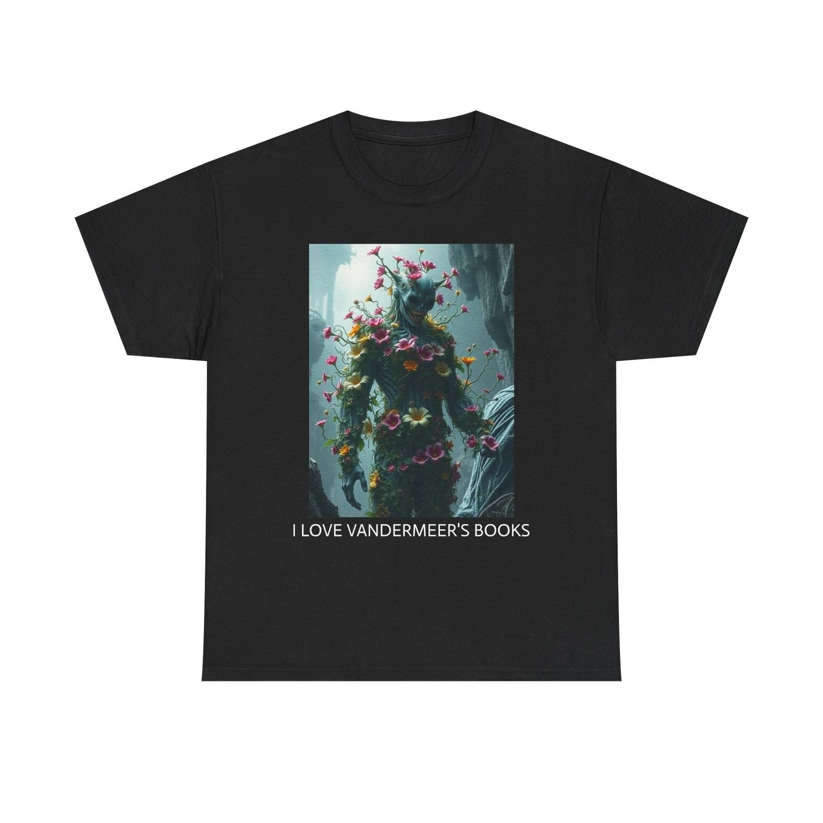 Sci Fi T-shirt : Plant fusion. Love Vandermeer's books. 4 Science fiction geeks