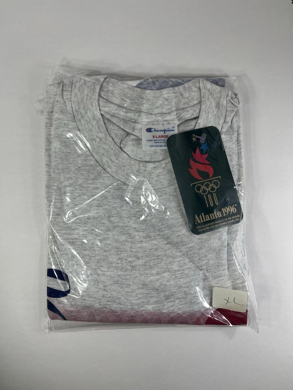 Atlanta 1996 Olympics Vintage Champion T Shirt Size Xl New Never Opened 90s USA