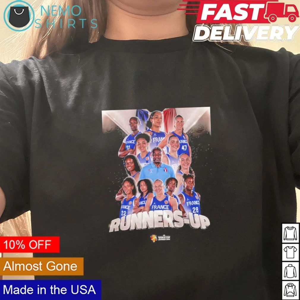 France Team Runners-Up FIBA Women’s Basketball World Cup 2026 shirt