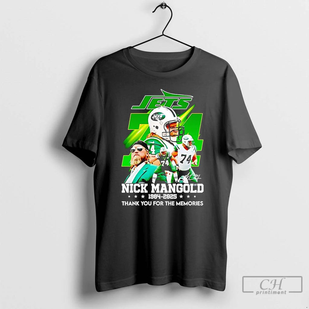 Classic Nick Mangold 1984 2025 Thank You For The Memories T Shirts
