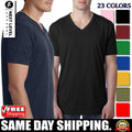 Next Level Apparel 6240 Mens 4.3 oz. CVC V-Neck Short Sleeve T-Shirt S-2XL