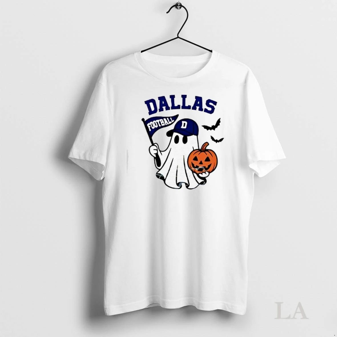 Original Halloween Ghost Dallas Cowboys Football Flag Pumpkin Ladies