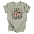 Boho Flowers Butterflies Comfort Tee Soft Floral Nature Relax