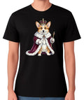 Royal Corgi King Graphic Unisex T-Shirt Funny Cute Dog Lover Tee
