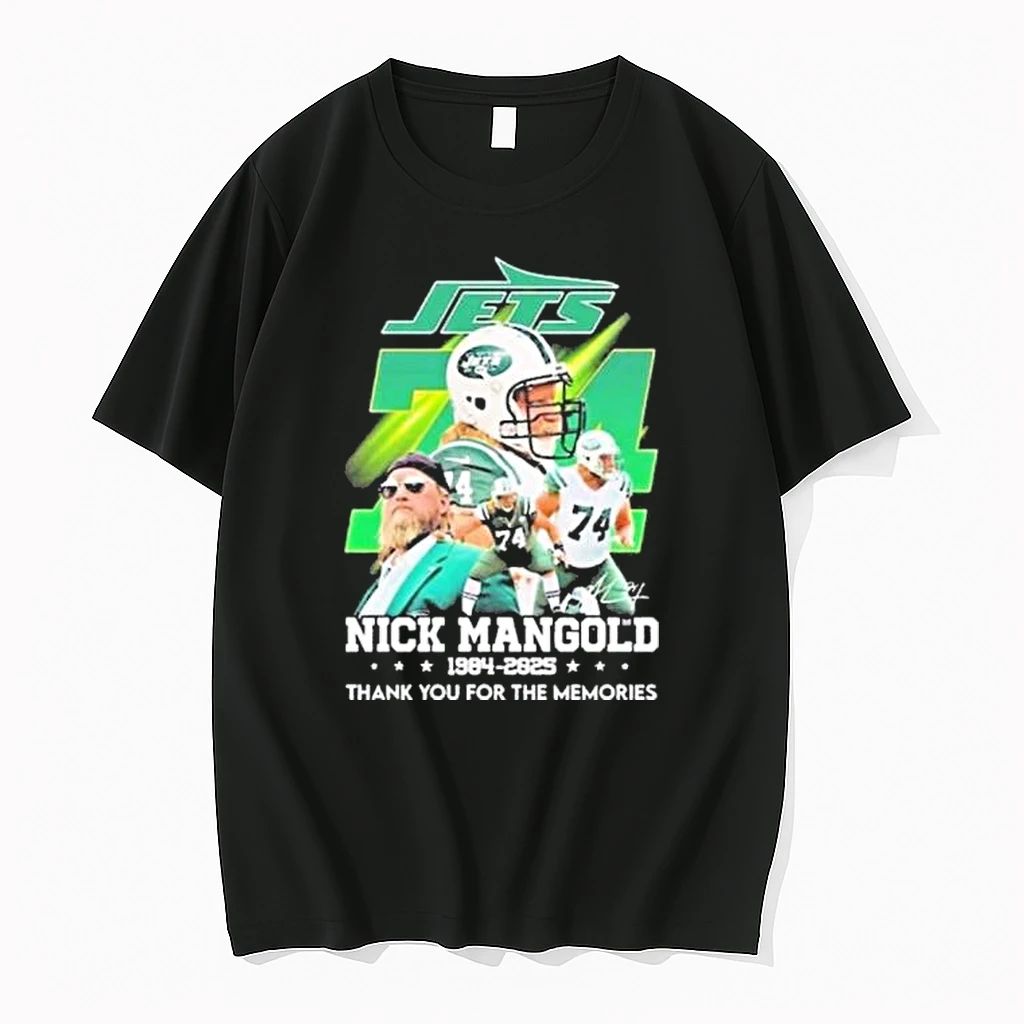 Nick Mangold 1984 2025 New York Jets Thank You For The Memories Signature Tshirts Sweater