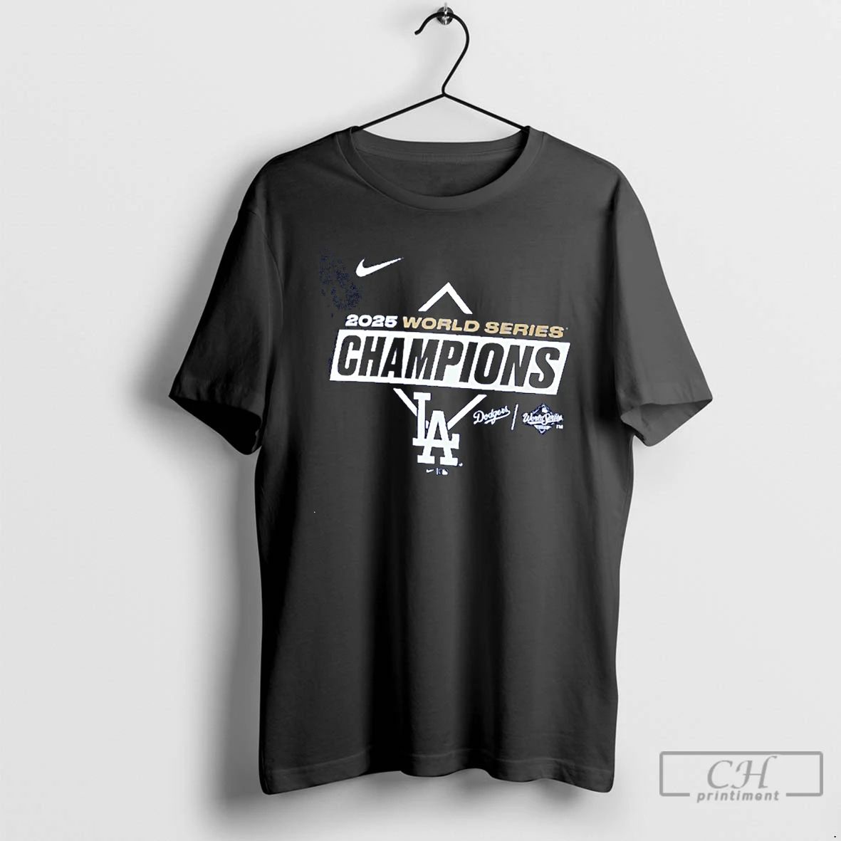 Classic Los Angeles Dodgers 2025 World Series Champions Team Logo Christmas T Shirts