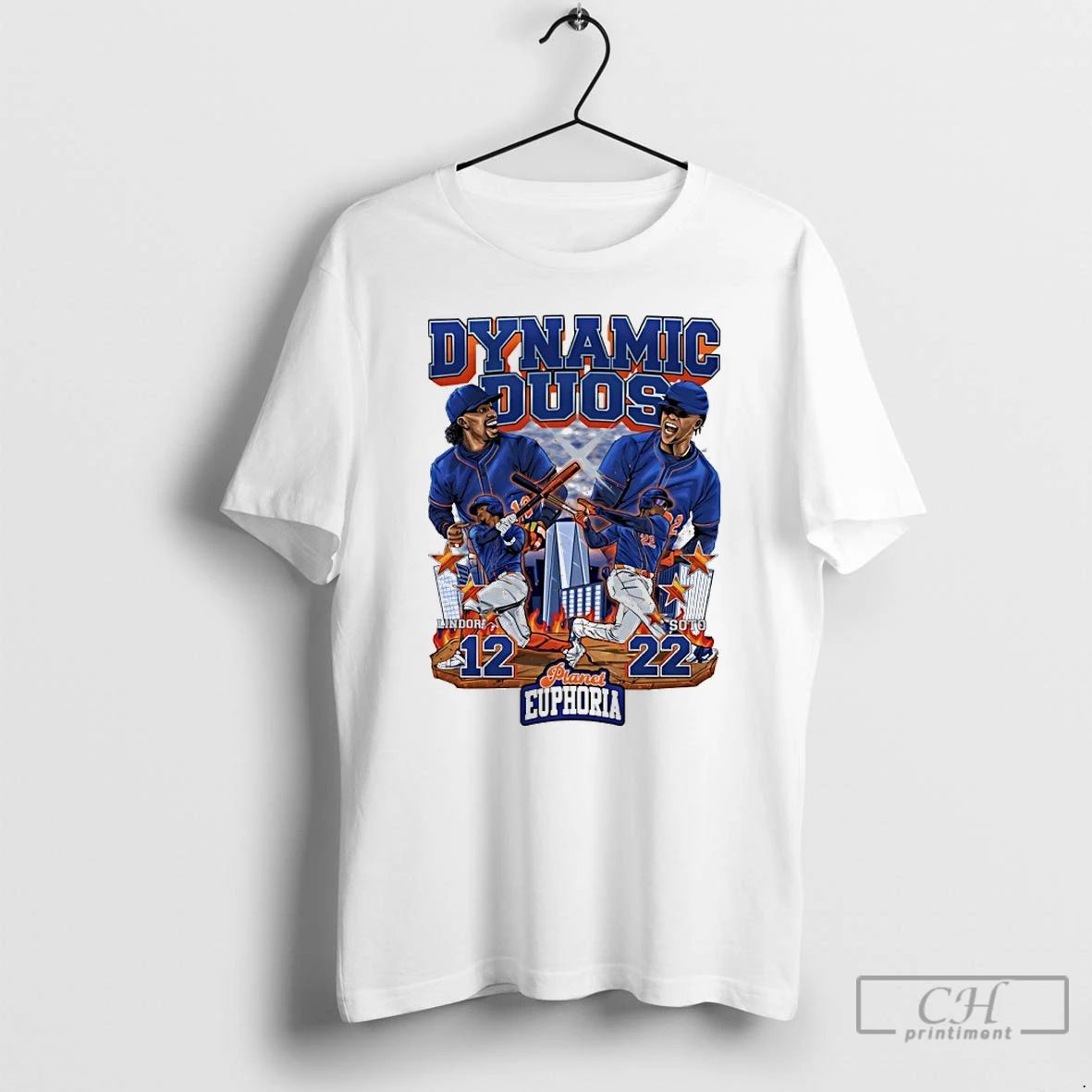 Classic S4tyby4s Dynamic Mets Duos Lindor X Soto Collage Swing City Skyline T Shirts Sweater