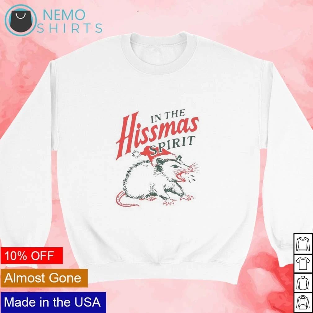 Opossum In the Hissmas Spirit Christmas shirt