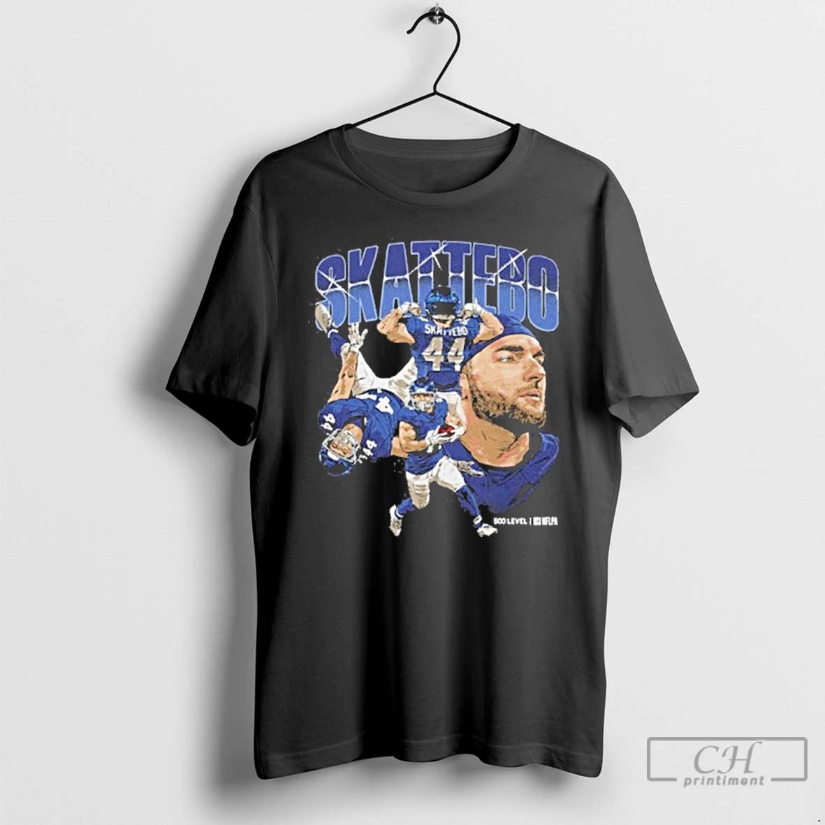 Classic Cam Skattebo New York Giants Collage T Shirts