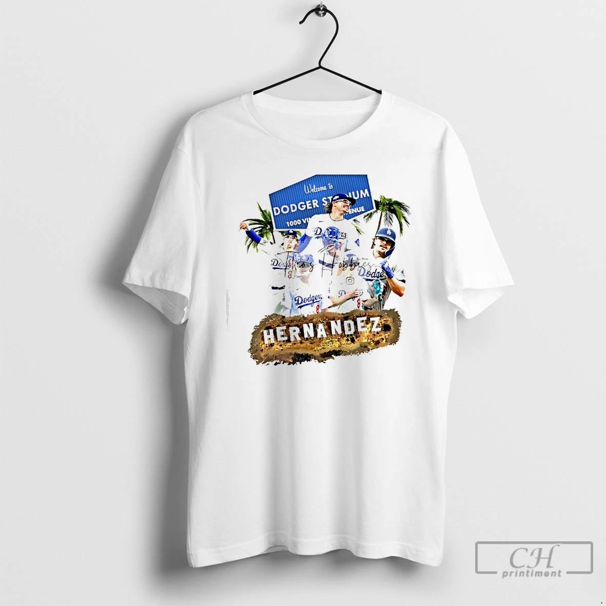 Premium Kike Hernandez Welcome To Dodger Stadium Los Angeles Baseball T Shirts