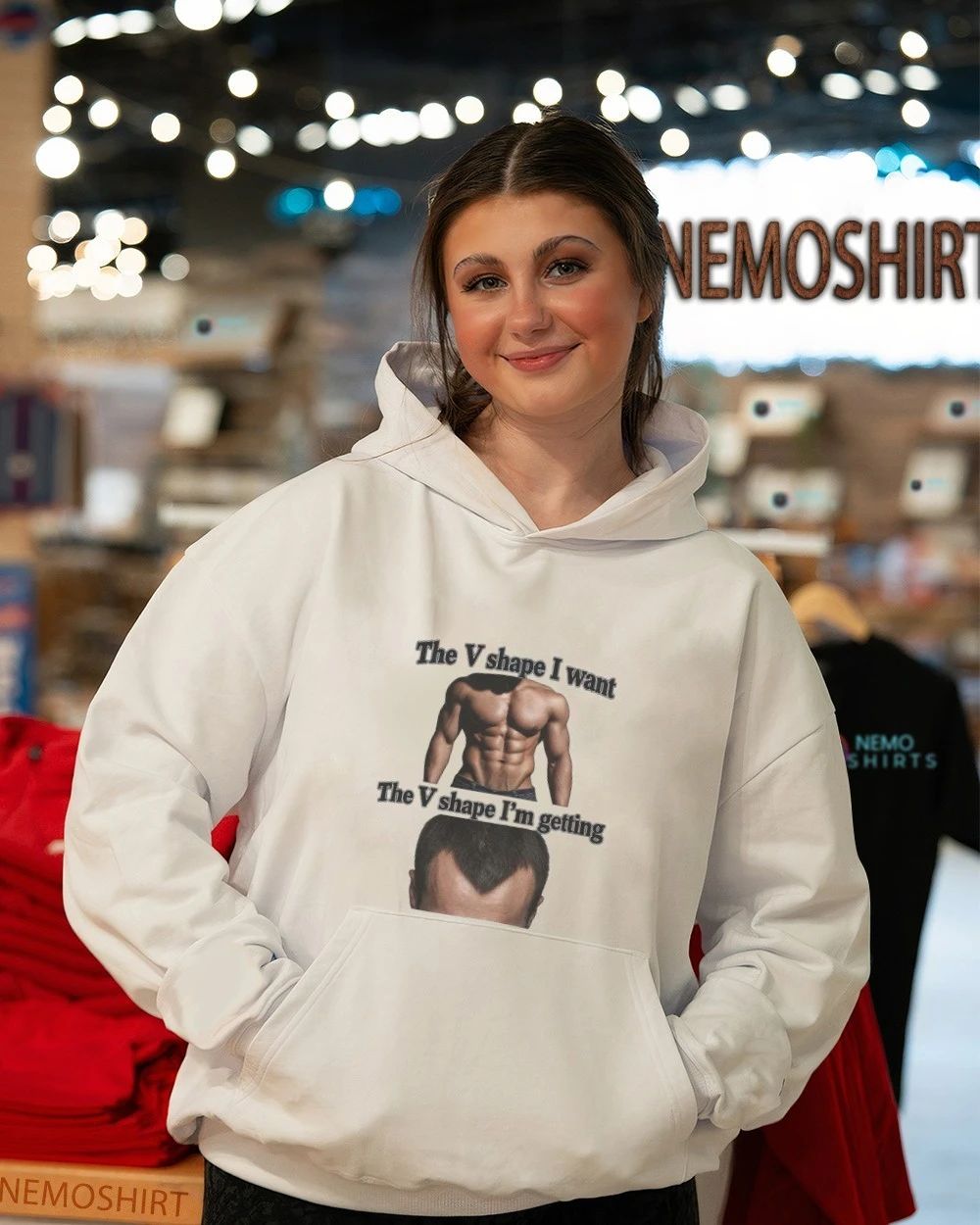 The V Shape I Want vs The V Shape I’m Getting shirt